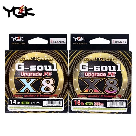 Ygk G Soul X Braided Fishing Line Multifilament Pe Line High Stength