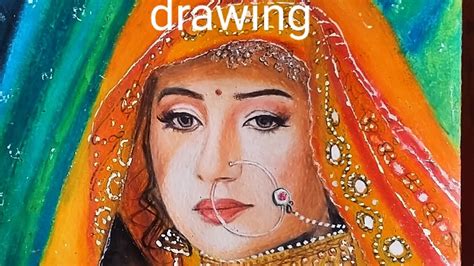 How To Draw Jodha Begam With Oil Pastels Paridhi Sharma Jodha Akbar
