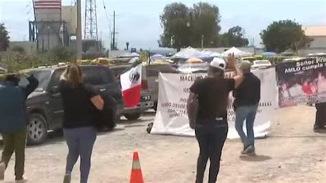 Contin A Bloqueo En Instalaciones De Pemex En Rosarito N