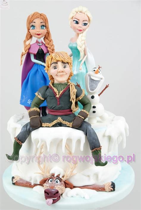 Frozen Cake Tort Kraina Lodu Decorated Cake By Edyta Cakesdecor