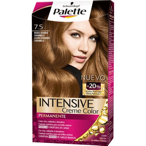 Palette Intense Color Creme Tinte 7 5 Rubio Dorado Caramelo Comprar