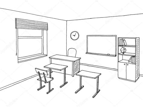 Classroom To Draw Colouring Pages Sketch Coloring Page