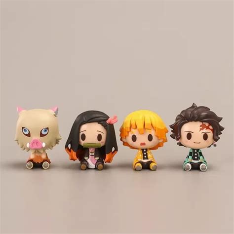 Kit Bonecos Action Figure Demon Slayer Anime Tanjiro Nezuko MercadoLivre