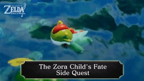 The Zora Childs Fate Quest Walkthrough Zelda Echoes Of Wisdom Eow