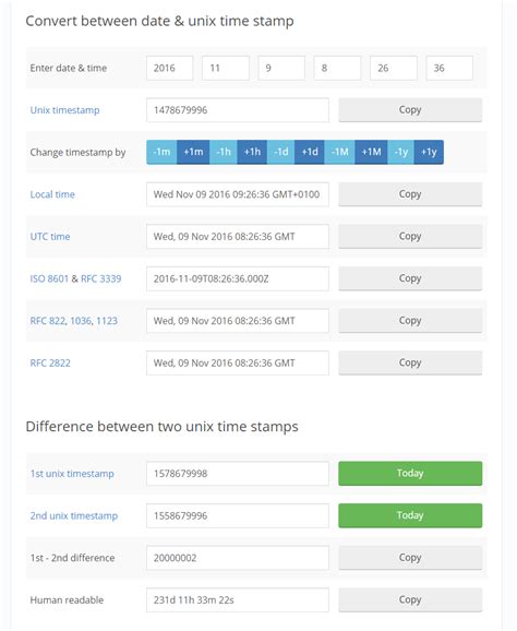 Timestamp Converter