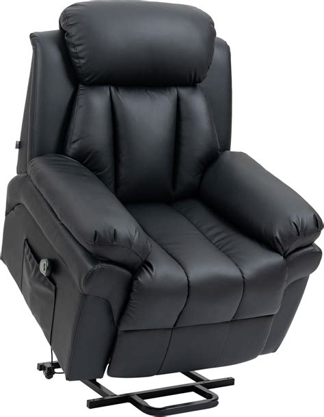 Homcom Fauteuil De Massage Et Relaxation électrique Inclinable Pivotant