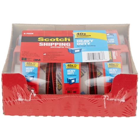 3M Scotch 2 X 22 Yards Heavy Duty Packaging Tape With Dispenser 142 6