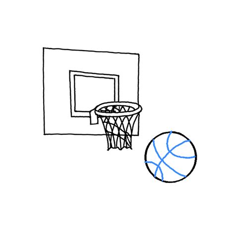 How To Draw A Basketball Hoop Step By Step Easy Drawing Guides