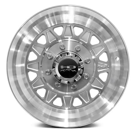 Hd Wheels® Hdt Forged Trailer Wheels Silver With Machined Face Rims