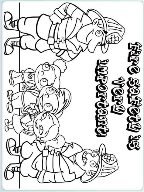 Fire Prevention Week Coloring Pages Coloring Pages