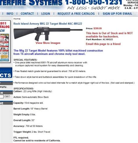 Rock Island Armory Mig 22 Target Model More Details Revealed Gundeals