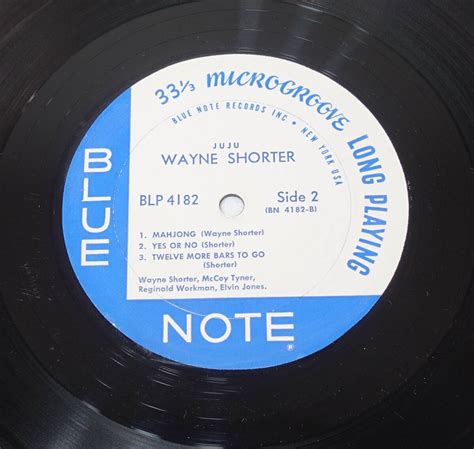 極美盤 US BLUE NOTE BLP 4182 完全オリジナル JUJU Wayne Shorter NYC DG RVG EAR