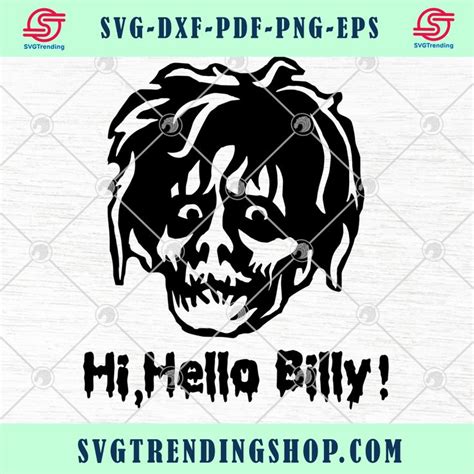 Hocus Pocus Hi Hello Billy Svg Png Eps Dxf In Svg Silhouette