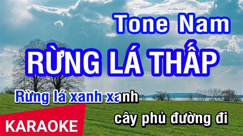 Karaoke R Ng L Th P Tone Nam Nhan Ktv Youtube