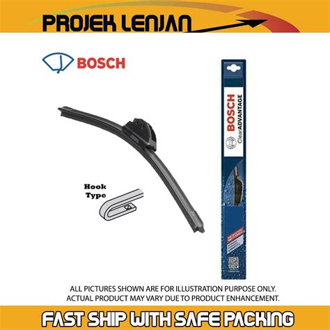 Bosch Clear Advantage Soft Wiper Blade Bca Compatible With All U Hook