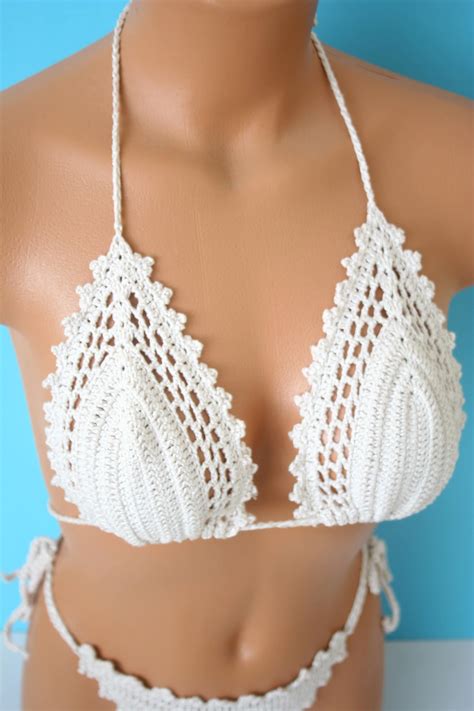 Crochet Bikini Crochet Bikini Set Crochet Thong Bikini Sexy Bikini Piece Bikini Set