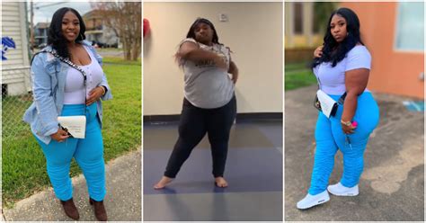 Pretty Plus Size Lady With Curvy Look Shows Off Energy Filled Dance