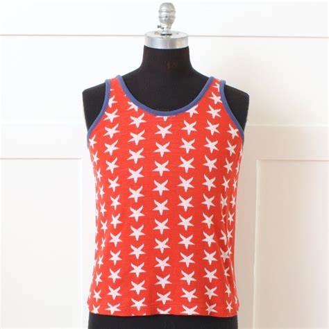 Mens Vintage 1960s 1970s Knit Tank Top • Stars And Stripes Vintage