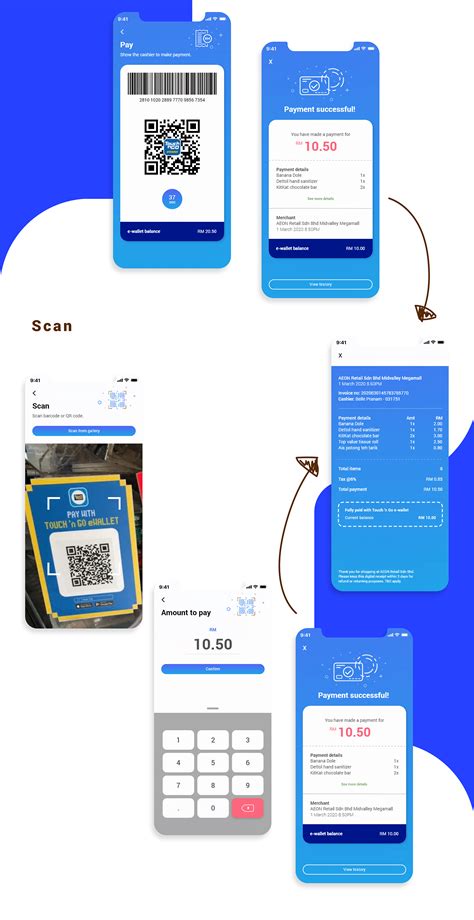 Touch N Go E Wallet App Redesign V On Behance