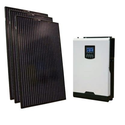 Kit Fotovoltaico Ibrido Kwp Con Inverter All In One W V Mppt