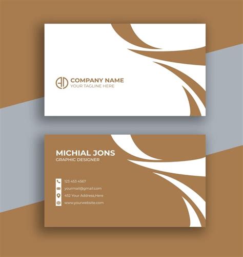 Premium Vector Vector Modern Creative And Clean Business Card Template