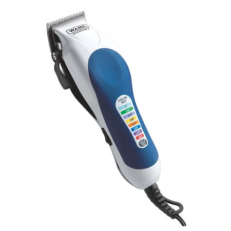 Máquina de Cortar Cabelo Wahl Color Pro 220V Branco e Azul Netshoes