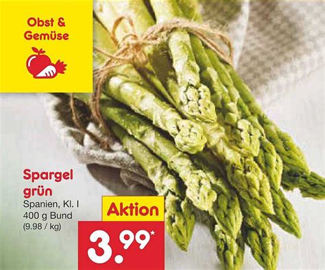 Spargel Grün Angebot bei Netto Marken Discount 1Prospekte de