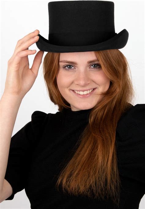 Luxe Hoge Hoed Zwart Laag Model Tophat Heren Dames Maat 55 Bol