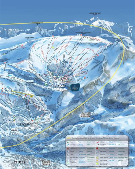 Flaine piste map