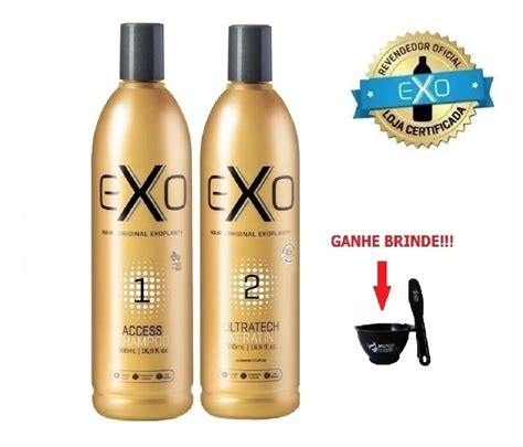 Exo Hair Alisamento Exoplastia Capilar X Ml Brinde Parcelamento