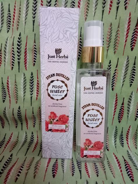 Just Herbs Rose Water Facial Mist Review Zig Zac Mania