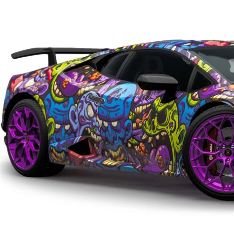 Vicrez Vinyl Car Wrap Film Vzv10901 Zombie Attack