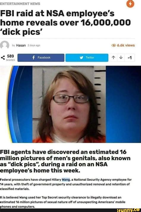 FBI Raid At NSA Employee S Home Reveals Over 16 000 000 Dick Pics