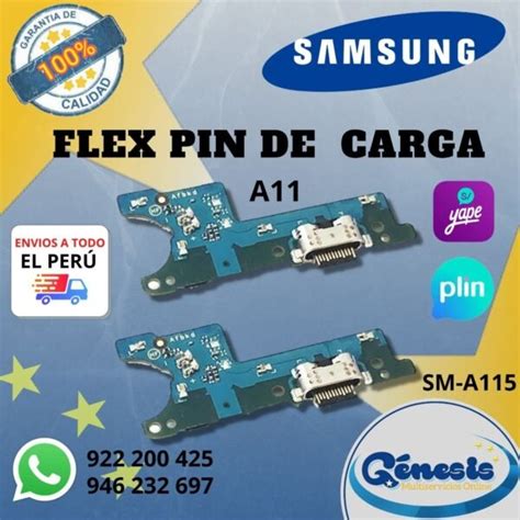 Flex Pin De Carga Samsung Galaxy A10s Sm A107 Genesis