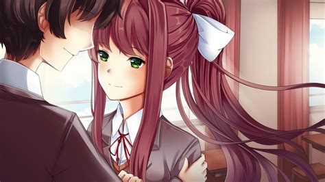 Mc X Monika Literature Club Anime Literature