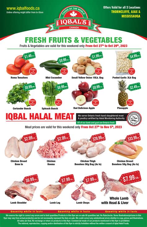 Iqbal Foods Flyer October To November