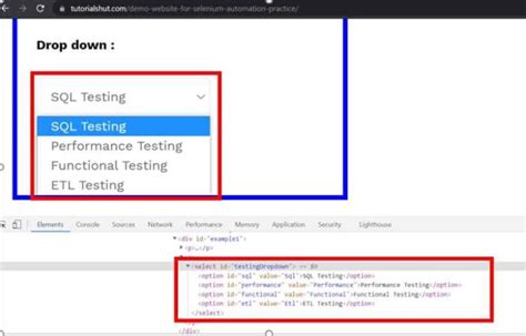 How To Handle Drop Down In Selenium WebDriver With Example Tutorials Hut