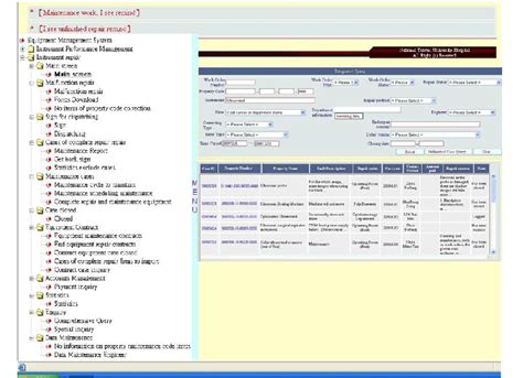 The User Interface Of Medical Equipment Management System Download Scientific Diagram