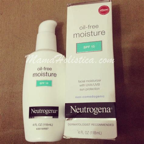 Neutrogena® Oil Free Moisture With Sunscreen Spf 15 Mamá Holística