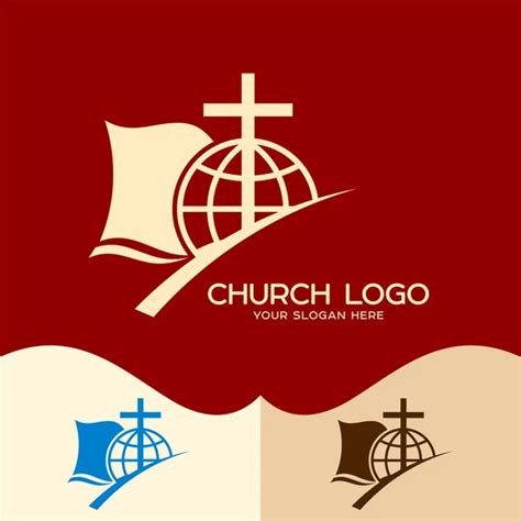 Church Logo Cross And Dove Symbol Of The Holy Spirit — Stock Vector © Biblebox 89943496