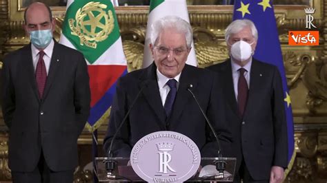 Il Discorso Integrale Di Mattarella Prima Di Convocare Draghi YouTube