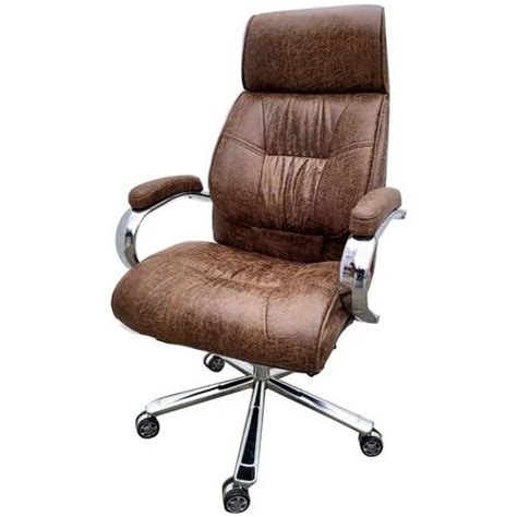 Fabric Low Back Office Chair Brown At Rs In New Delhi Id