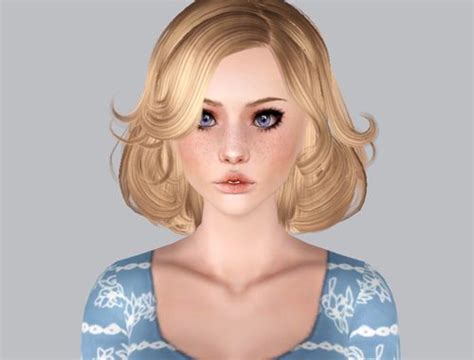 Newsea`s J136 Azure Sky Hairstyle Retextured The Sims 3 Catalog