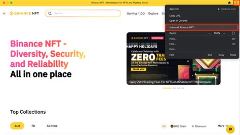 How To Access Binance Nft On Binance App And Binance Nft Pwa Binance