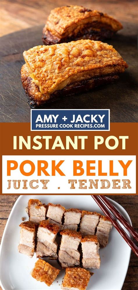 Instant Pot Ultra Crispy Pork Belly 脆皮燒肉 Tested By Amy Jacky Recipe Pork Belly Pork