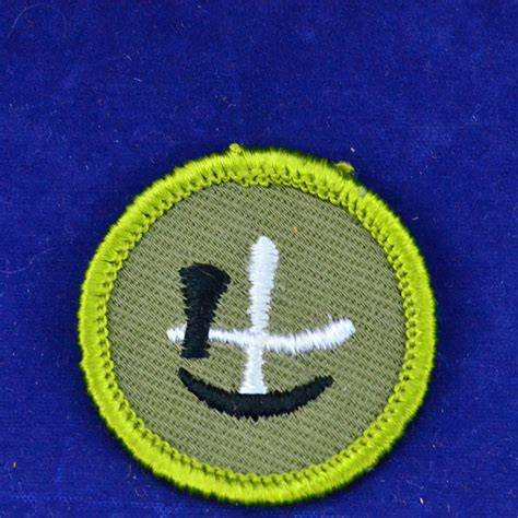 Vintage Boy Scout Of America BSA Pioneering Embroidered Sew On Khaki