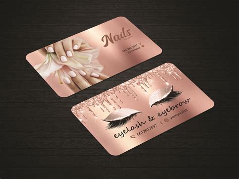 Lash Business Card Template