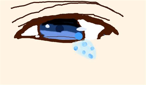 1st Anime Eye-Crying by CherieRose on DeviantArt