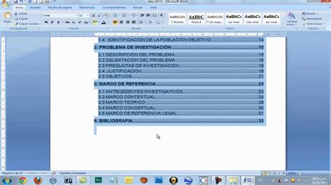 Tabla De Contenido En Word Hacerla T Cnicamente Microsoft Office