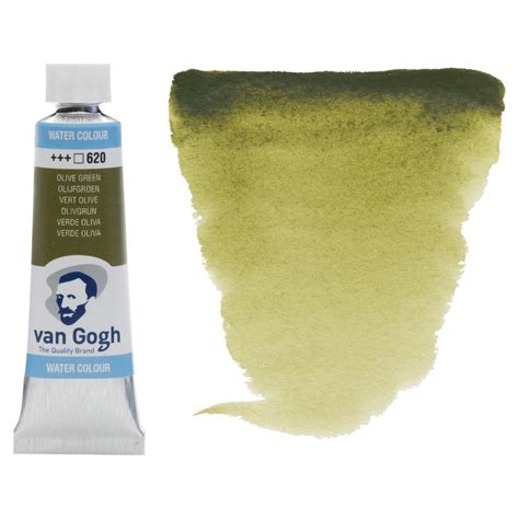 Aquarela Talens Van Gogh Olive Green Ml Shopee Brasil